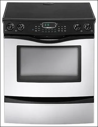 Jennair JES8850AAS Slide-In Electric Convection Range Slide In Ranges front control slide-in stove