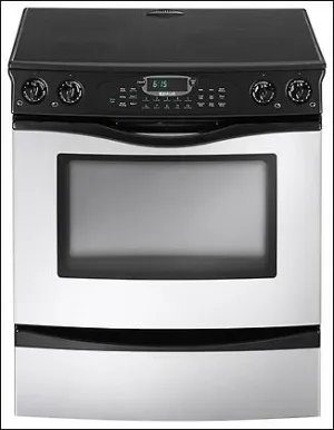 Jennair JES8850AAS Slide-In Electric Convection Range Slide In Ranges front control slide-in stove
