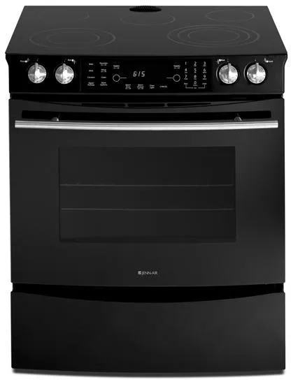 Jennair JES8850BAB Updraft Slide-In Electric Range Slide In Ranges front control slide-in stove