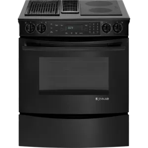 Jennair JES9750CAB Slide-In Modular Electric Downdraft Range, 30" Slide In Ranges front control slide-in stove