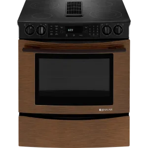 Jennair JES9800CAR 30" Slide-In Electric Downdraft Range With Convection Slide In Ranges front control slide-in stove