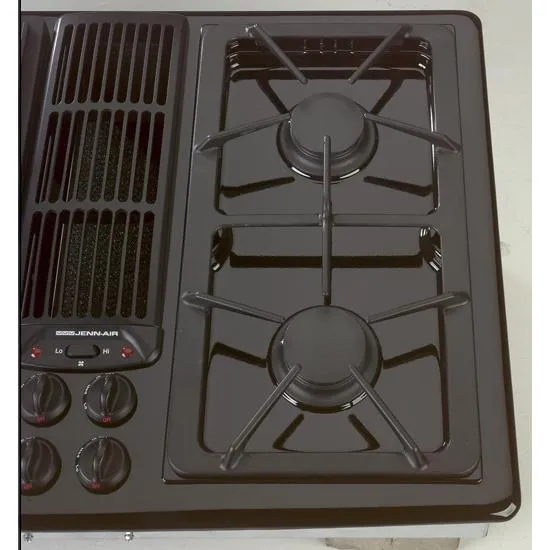 Jennair JGA8100ADB Jenn-Air Gas Two-Burner Module (10K Burners) - Black