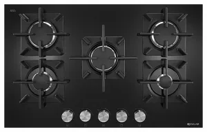 Jennair JGC2530EB Black Floating Glass 30" 5-Burner Gas Cooktop - Black Cooktops ceramic electric cooktops