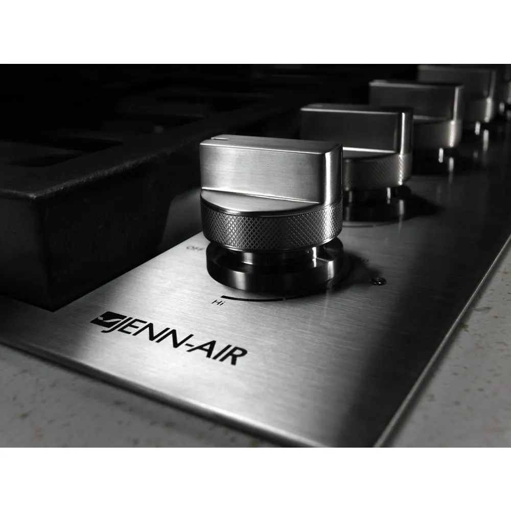 Jennair JGC7636BP Pro-Style 36" 6-Burner Gas Cooktop
