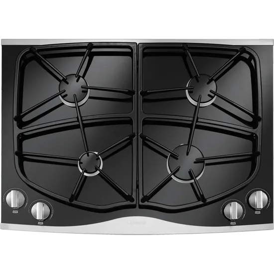 Jennair JGC9430BDS Gas Cooktop, 30" Gas 4 burner gas range for kitchen