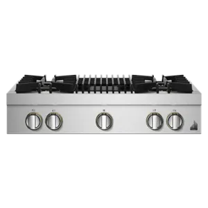 Jennair JGCP636HL Rise 36" Gas Professional-Style Rangetop With Grill Gas natural gas range with griddle