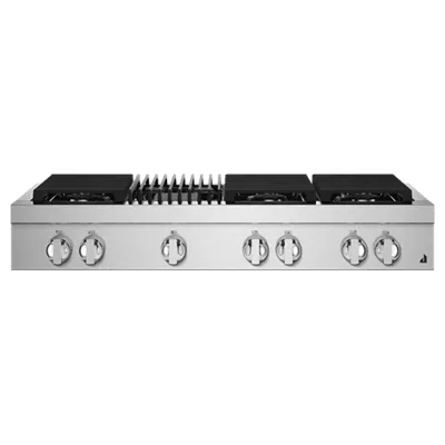 Jennair JGCP648HM Noir 48" Gas Professional-Style Rangetop With Grill Cooktops 5 burner cooktops sale