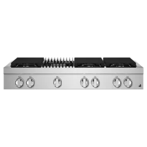 Jennair JGCP648HM Noir 48" Gas Professional-Style Rangetop With Grill Cooktops 5 burner cooktops sale
