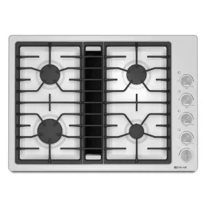 Jennair JGD3430BW Jenn-Air 30" Jx3&#8482; Gas Downdraft Cooktop - White Cooktops ceramic electric cooktops