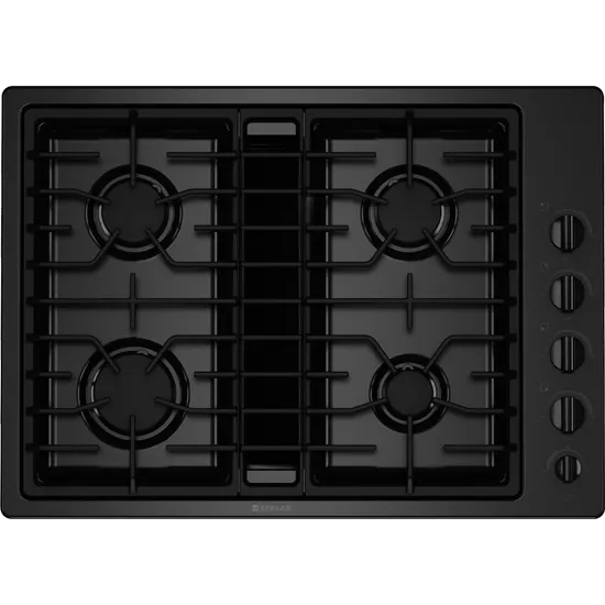 Jennair JGD3430WB Gas Downdraft Cooktop, 30" Gas 4 burner gas range for kitchen