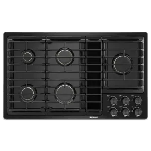 Jennair JGD3536GB Black 36"Jx3 Gas Downdraft Cooktop Gas 4 burner gas range for kitchen