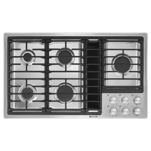 Jennair JGD3536GS Euro-Style 36" Jx3 Gas Downdraft Cooktop Gas 4 burner gas range for kitchen