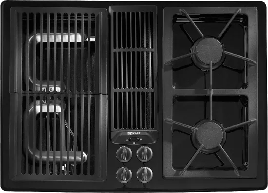 Jennair JGD8130ADB Designer Line Modular Gas Downdraft Cooktop, 30" Gas 4 burner gas range for kitchen
