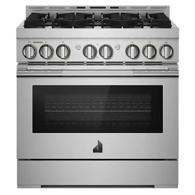 Jennair JGRP436HL 36" Rise Gas Professional-Style Range Professional Ranges commercial oven for home kitchen