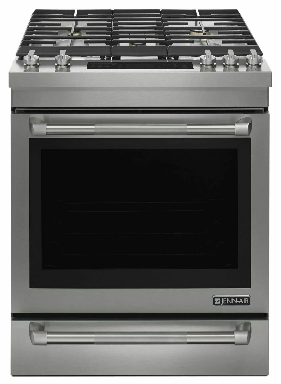 Jennair JGS1450FP Pro-Style 30" Slide-In Gas Range - Pro Style Stainless Slide In Ranges front control slide-in stove