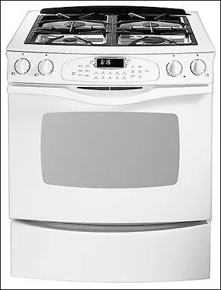 Jennair JGS8850ADW Slide-In Gas Convection Range Slide In Ranges front control slide-in stove