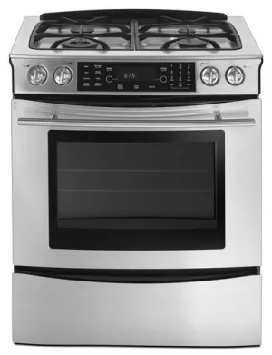 Jennair JGS8850BDS Slide-In Gas Range Slide In Ranges front control slide-in stove