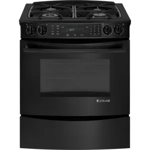 Jennair JGS8850CDB Slide-In Gas Range With Convection, 30" Slide In Ranges front control slide-in stove