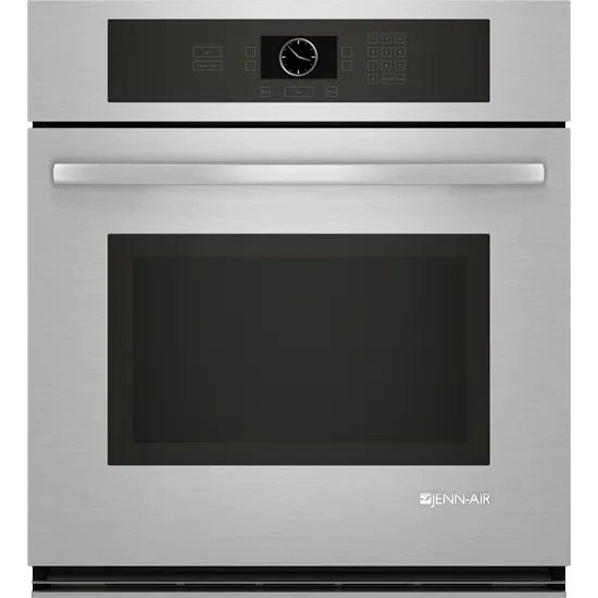 Jennair JJW2327WS Single Wall Oven, 27" Single Wall Ovens single oven with self-cleaning feature