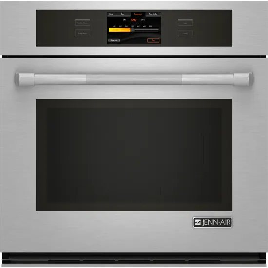 Jennair JJW3430WP Single Wall Oven With V2 Vertical Dual-Fan Convection System, 30" Wall Ovens convection wall oven with steam assist