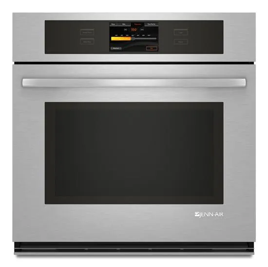 Jennair JJW3430WS Stainless Steel Jenn-Air Single Wall Oven With V2&#8482; Vertical Dual-Fan Convection System, 30" Wall Ovens convection wall oven with steam assist