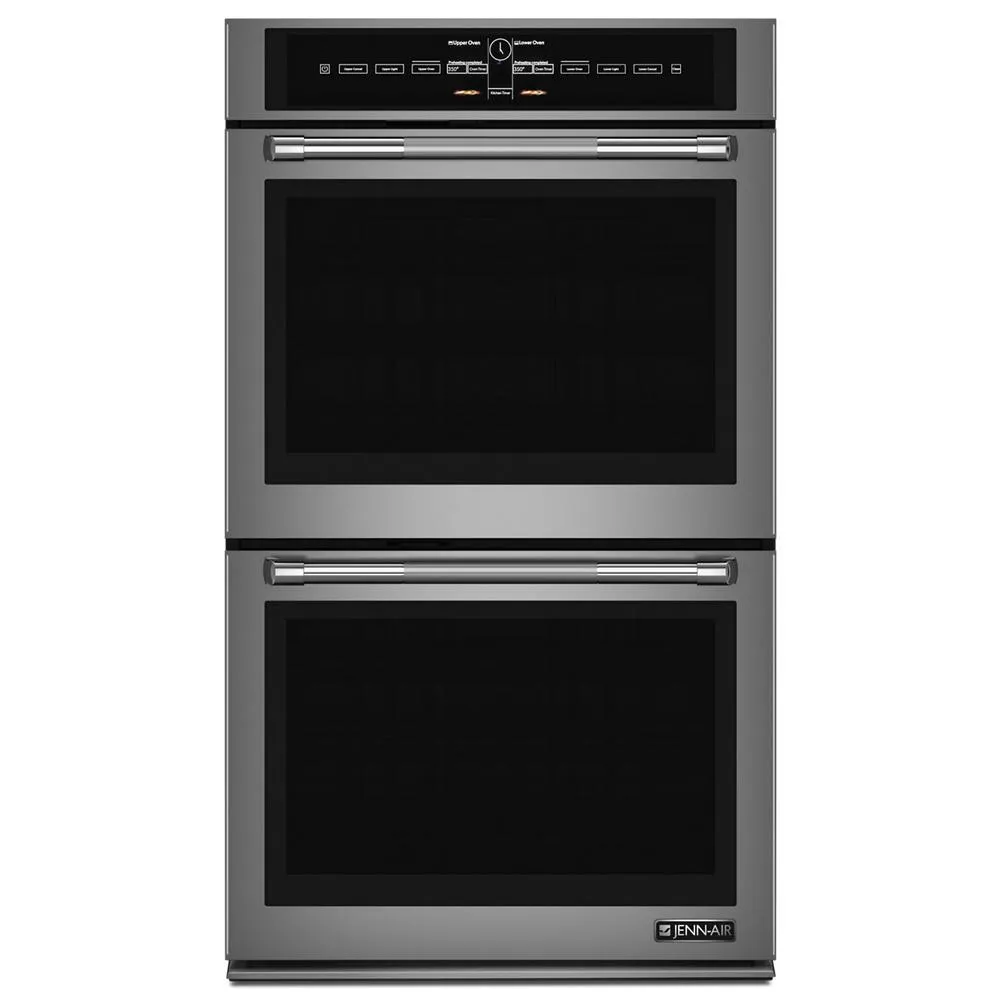 Jennair JJW3830DP Pro-Style 30" Double Wall Oven With V2&#8482; Vertical Dual-Fan Convection System Wall Ovens convection wall oven with steam assist