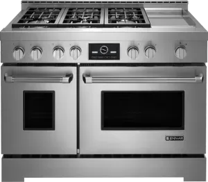 Jennair JLRP548WP 48" Pro-Style Lp Range With Griddle And Multimode Convection System Professional Ranges dual fuel professional range 36 inch
