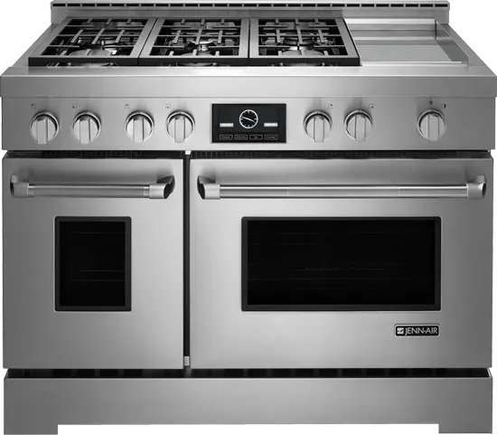 Jennair JLRP548WP 48" Pro-Style Lp Range With Griddle And Multimode Convection System Professional Ranges dual fuel professional range 36 inch