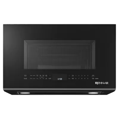Jennair JMV9196CB Black Floating Glass 30" Over-The-Range Microwave Oven With Convection Microwave Ovens smart sensor microwave oven