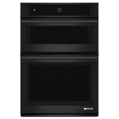 Jennair JMW2430DB Black Floating Glass 30" Microwave/Wall Oven With Multimode Convection System Wall Ovens convection wall oven with steam assist