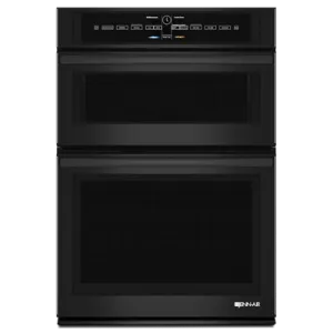 Jennair JMW3430DB Black Floating Glass 30" Microwave/Wall Oven With V2 Vertical Dual-Fan Convection System Wall Ovens convection wall oven with steam assist