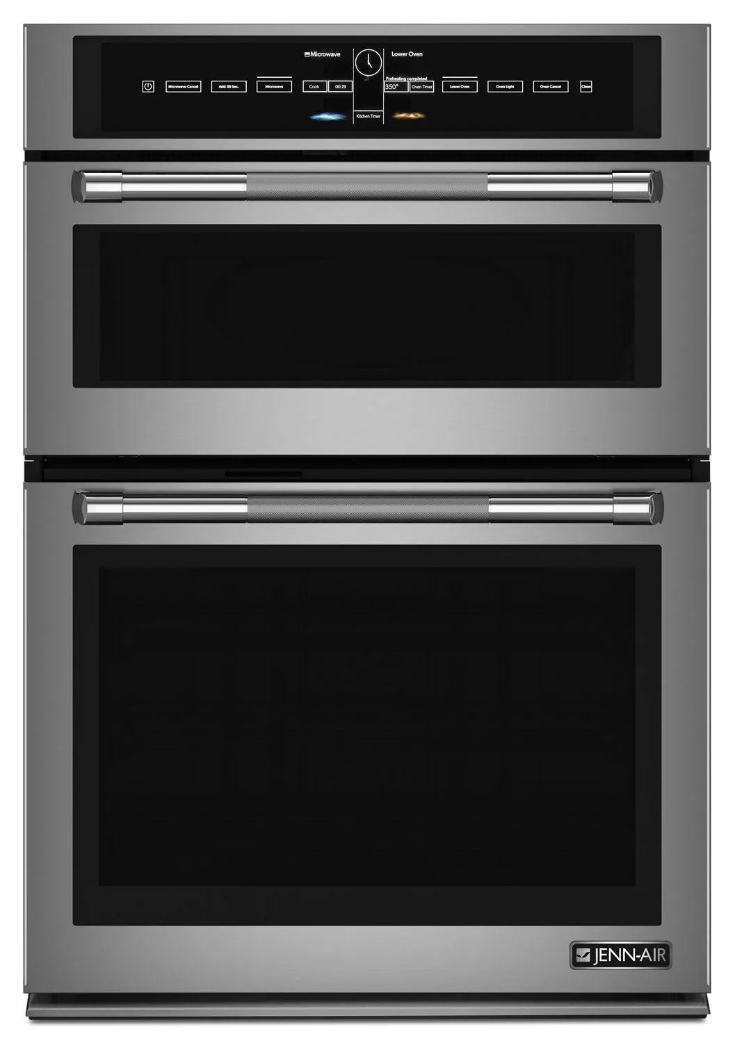 Jennair JMW3430DP Pro-Style 30" Microwave/Wall Oven With V2 Vertical Dual-Fan Convection System Pro Style Stainless Wall Ovens convection wall oven with steam assist
