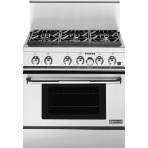 Jennair PRD3630NP 36" Pro-Style Dual-Fuel Range With Convection Ranges Jenn-Air Slide In Ranges front control slide-in stove