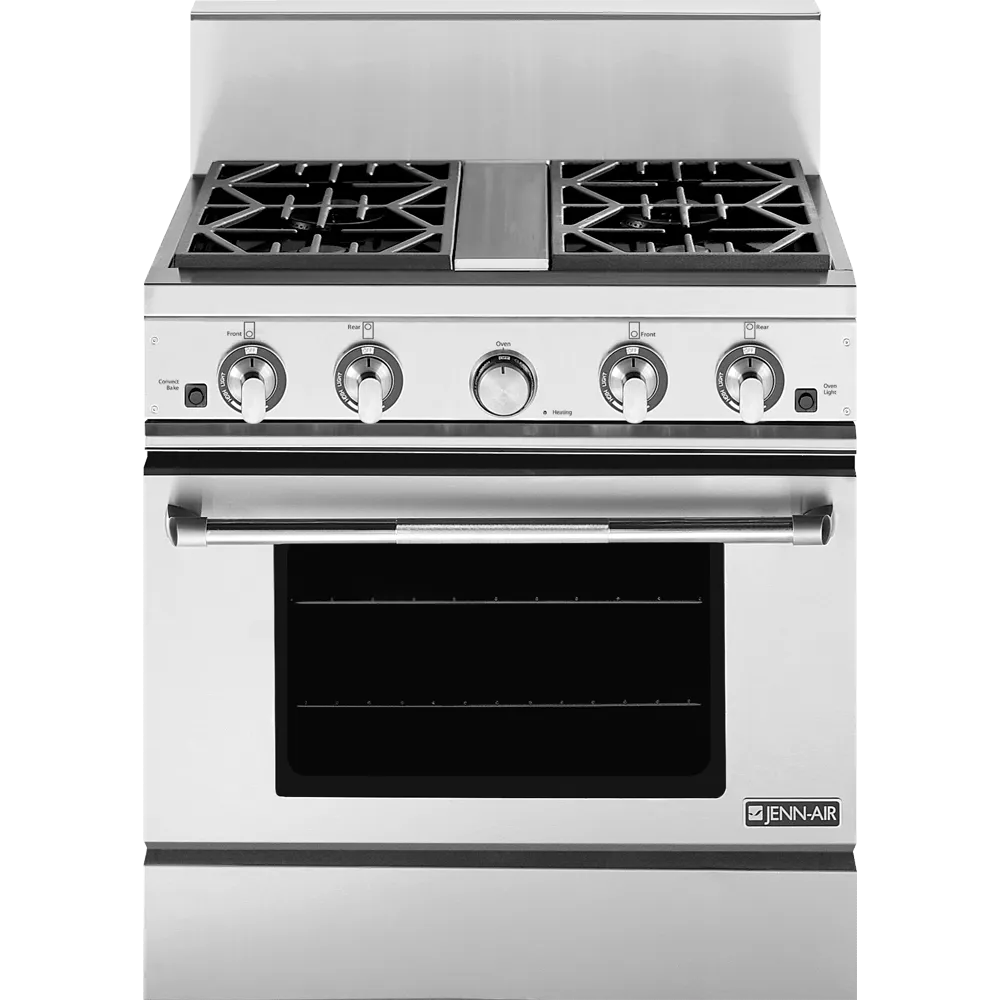 Jennair PRG3010NP 30" Pro-Style Gas Range With Convection Ranges Jenn-Air Professional Ranges dual fuel professional range 36 inch