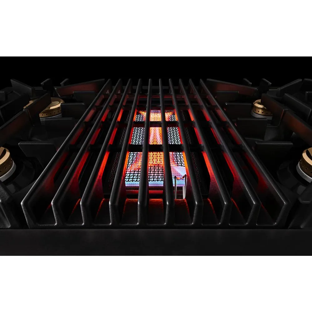 Jennair TANKMAN50 Smoke & Brass By Jennair 48" Dual-Fuel Professional-Style Range