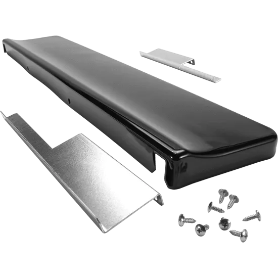 Jennair UXA9107AAB Backsplash For Slide-In Range - Black Range Accessories oven racks and replacement trays