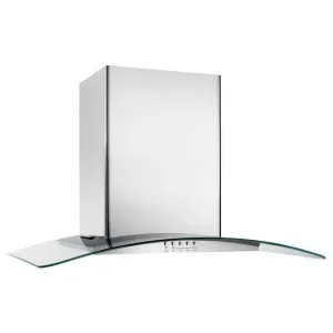 Jennair UXI6536BSS 36-Inch Convertible Island-Mount 400-Cfm Glass Canopy Hood Ventilation Range Hoods high suction kitchen exhaust hood