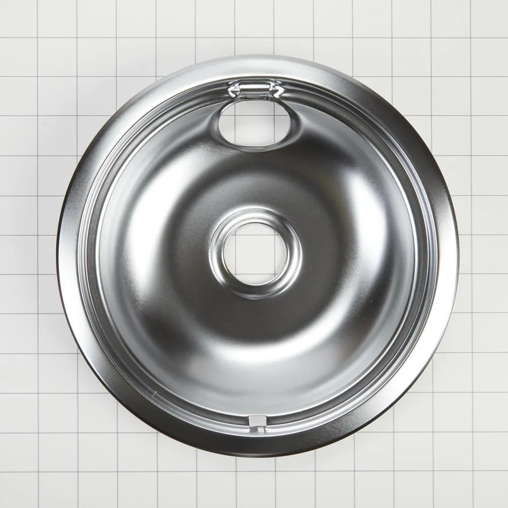 Jennair W10196405RW Electric Range Round Burner Drip Bowl, Chrome