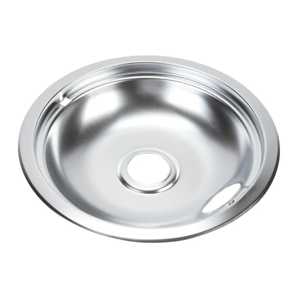 Jennair W10196405RW Electric Range Round Burner Drip Bowl, Chrome Range Accessories oven racks and replacement trays