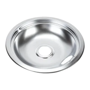 Jennair W10196405RW Electric Range Round Burner Drip Bowl, Chrome Range Accessories oven racks and replacement trays