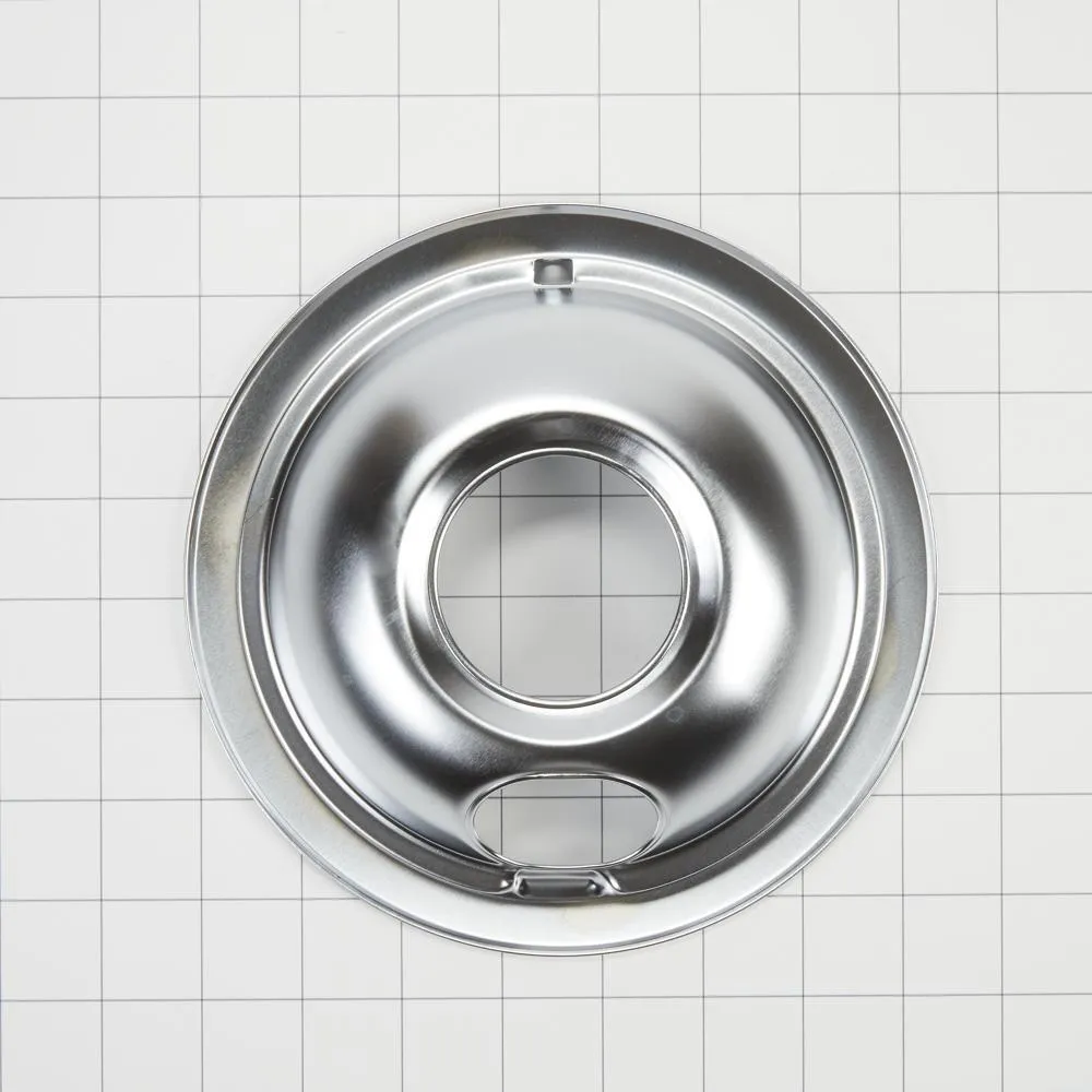 Jennair W10196406RW Electric Range Round Burner Drip Bowl, Chrome