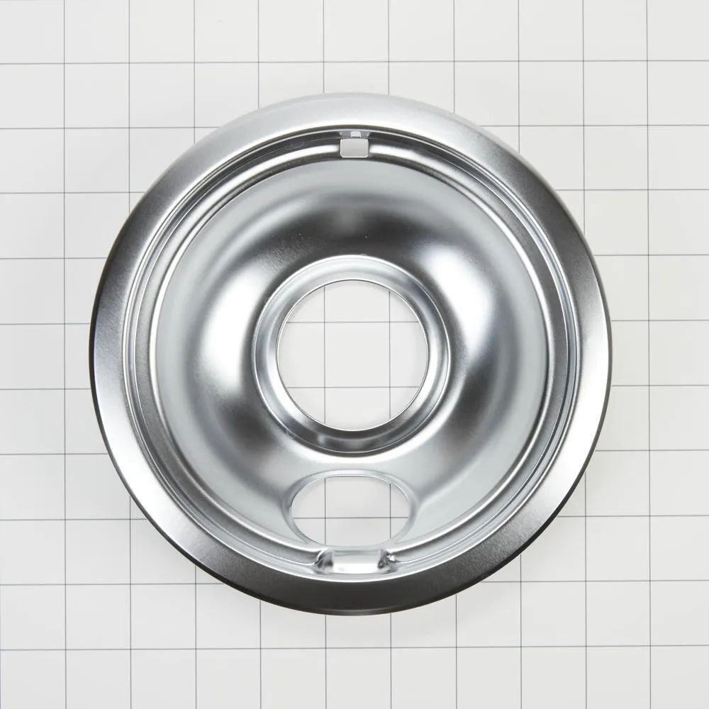 Jennair W10196406RW Electric Range Round Burner Drip Bowl, Chrome