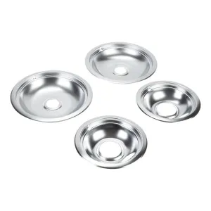 Jennair W10278125 Round Electric Range Burner Drip Bowls, Set Of 4 Range Accessories oven racks and replacement trays