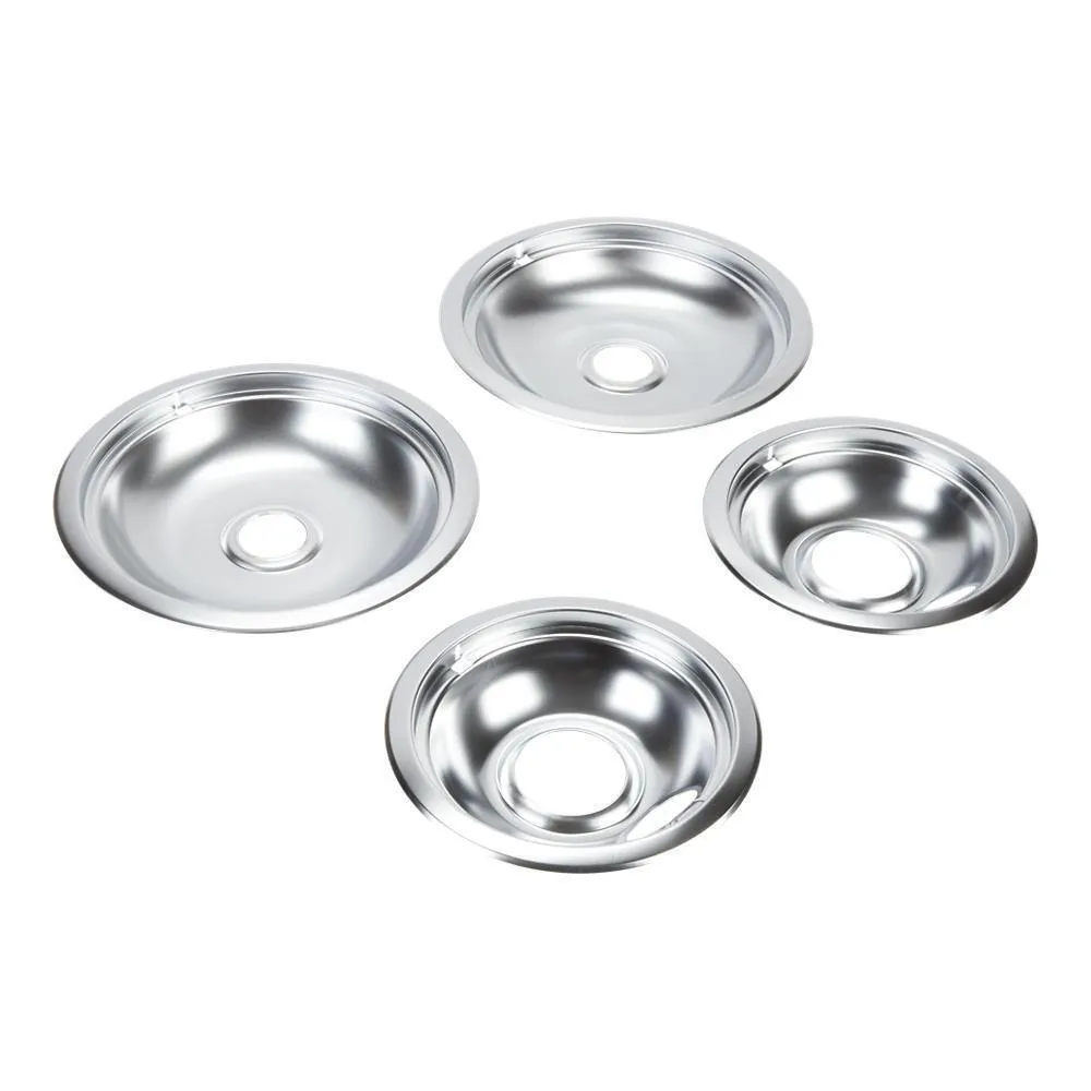 Jennair W10278125 Round Electric Range Burner Drip Bowls, Set Of 4 Range Accessories oven racks and replacement trays
