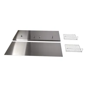Jennair W10285448 Backguard With Shelf - 36" Stainless Steel Hood Accessories charcoal filters for range hoods