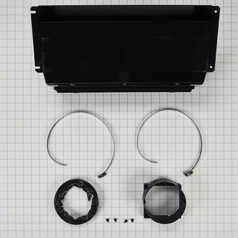 Jennair W10620783 Ductless Downdraft Vent Kit, Black