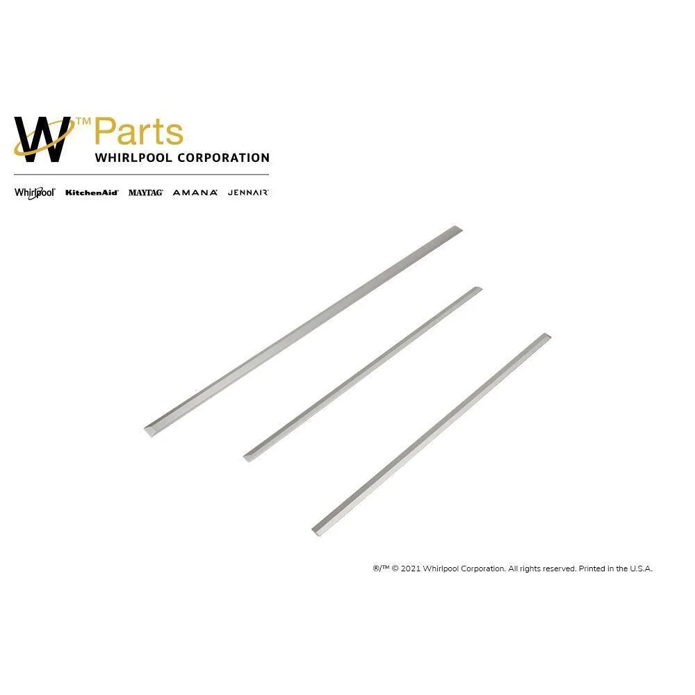 Jennair W10675028 Slide-In Range Trim Kit, Stainless Steel