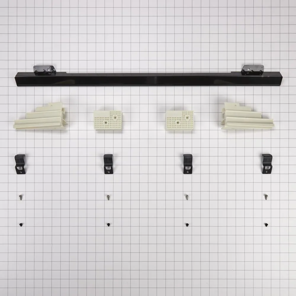 Jennair W10837589 Built-In Range Flush Installation Trim Kit, Black
