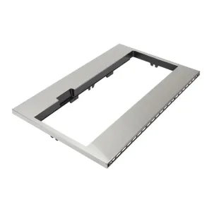 Jennair W11451313 Built-In Low Profile Microwave Standard Trim Kit With Pocket Handle, Stainless Steel Microwave Accessories microwave mounting hardware kit