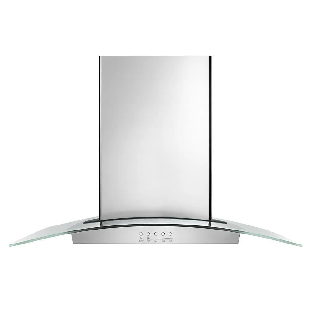 Jennair WVW75UC0DS 30" Modern Glass Wall Mount Range Hood Convertable Hoods quiet convertible vent hood